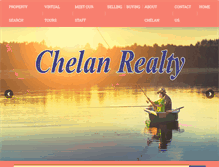 Tablet Screenshot of chelanrealty.com